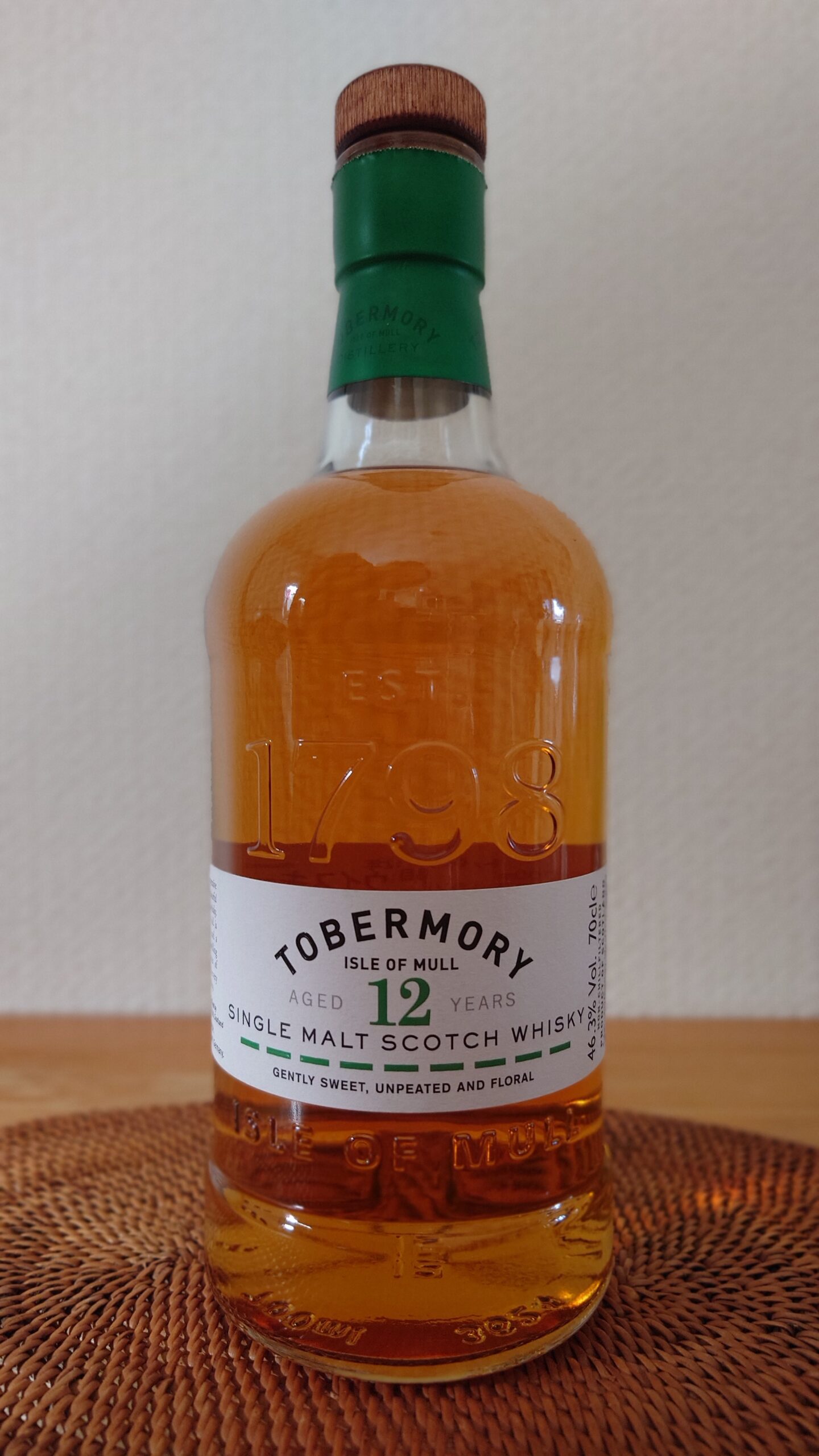 Tobermory 12 Year Old トバモリー12年　700ml 楽天市場】トバモリー 12年 46.3度 箱付 700ml 並行 包装不可 : 酒類の
